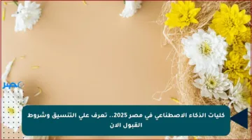 كليات الذكاء الاصطناعي في مصر 2025.. تعرف على التنسيق وشروط القبول الآن